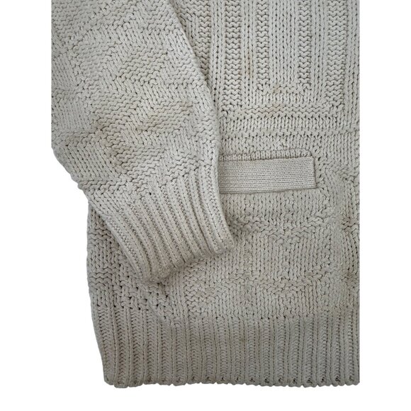 Vintage Y2K American Eagle Knit V-Neck Button Down Grunge 90s Grandpa Cardigan L - Picture 3 of 14